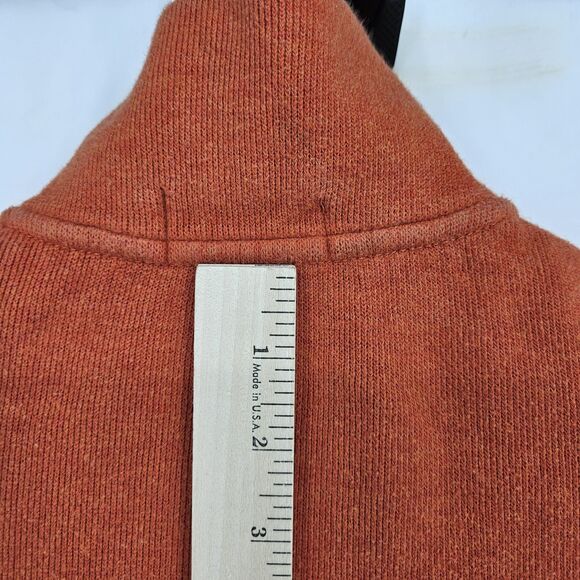 Polo Ralph Lauren Sweater Mens Small Long Sleeve Orange 1/4 Zip Cotton‎ Preppy - Picture 6 of 11